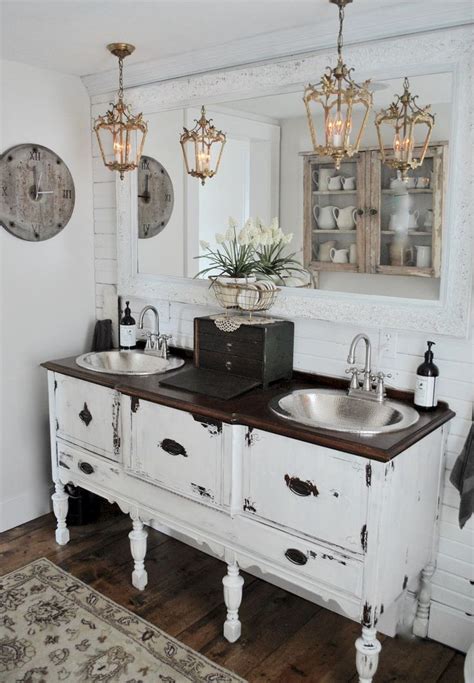 Vintage Farmhouse Bathroom Remodel Ideas On A Budget 22 Custom