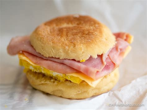 Breakfast Sandwich Recipe Simple Freezer Friendly A Few Short