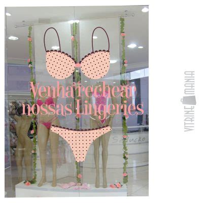 Adesivo De Vitrine Lan Amento Ver O Venha Rechear Nossas Lingeries