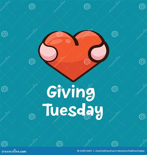 Giving Tuesday Concept Trendy Flat Vector Concept Stock Vector