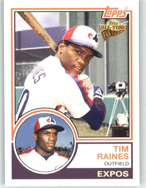 2005 Topps All Time Fan Favorites 119 Tim Raines Baltimore Orioles