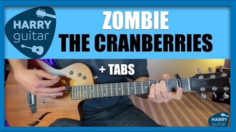 The Cranberries Zombie Easy Guitar Lesson Chords Tabs Youtube