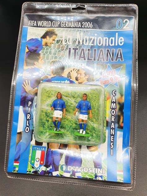 Italia 2006 Action Figure DeAgostini Pirlo Camoranesi BOLA