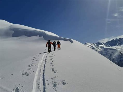 Ski touring in Svaneti