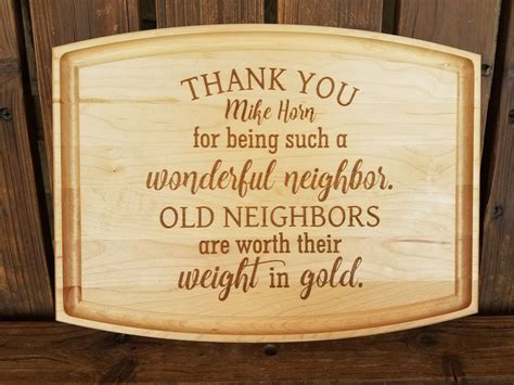 Thank You Neighbor Gift Gift For Neighbor Wonderful Neighbor Gift