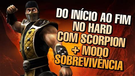 Mortal Kombat Shaolin Monks Do In Cio Ao Fim Scorpion No Hard