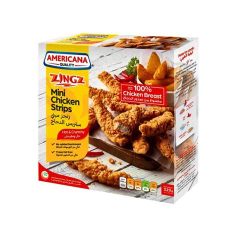 Americana Chicken Strips Hot 320gm