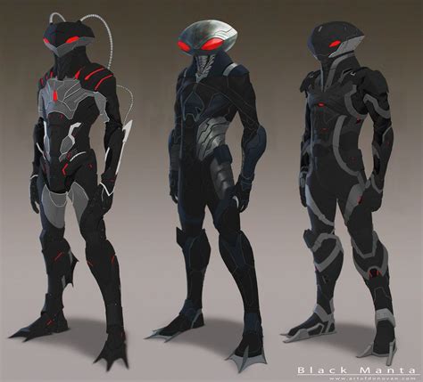 Black Manta By He11Bringer Black Comics Black Manta Superhero Art