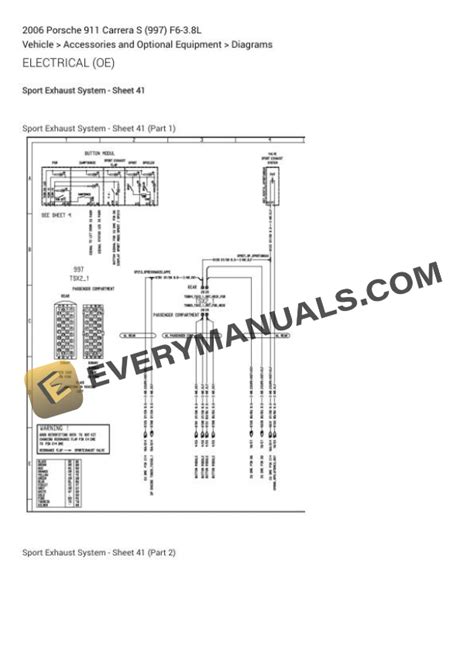 Porsche 911 Carrera S 997 2006 Wiring Diagrams F6 3 8l