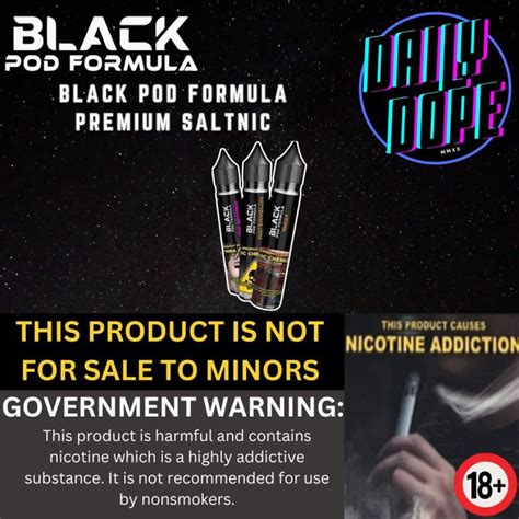 Dd Main Black Elite Pod Formula Pod Friendly Ejuice Lazada Ph