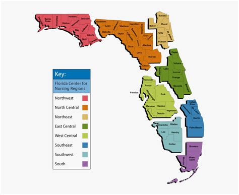 Florida Map With Counties