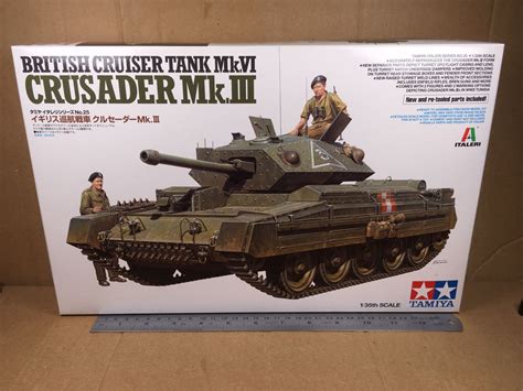 Tamiya 1 35 British Cruiser Tank MK VI Crusader MK III 37025 興趣及遊戲 玩具