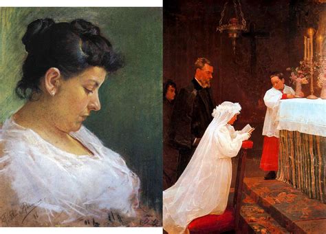 Picassos Portrait Of His Mother 1896 And The First Communion 1896