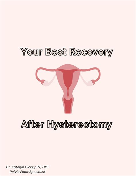 Hysterectomy Recovery Guide - Etsy