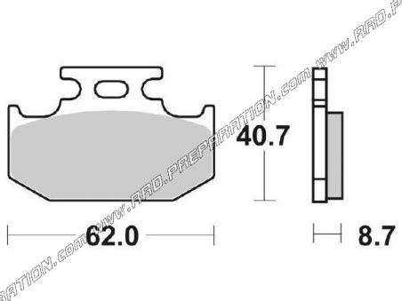 Plaquettes de frein AP RACING avant arrière pour MOTO et QUAD