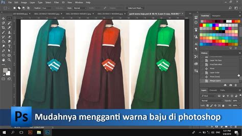 Cara Cepat Dan Mudah Mengganti Warna Baju Di Photoshop Tutorial89