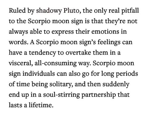 Moon In Scorpio Pluto Conjunct The Ascendant Scorpio Moon Scorpio Moon Sign Taurus Moon