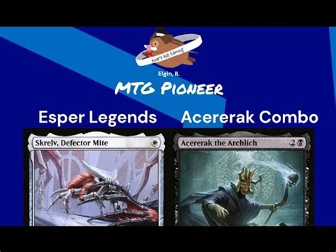 Esper Legends VS Acererak Combo MTG Pioneer YouTube