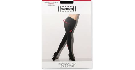 Wolford Opaque Individual 100 Tights In Black Lyst