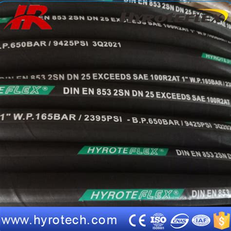 Oil Resistant Pressure Hydraulic Rubber Hose Din En Sn China