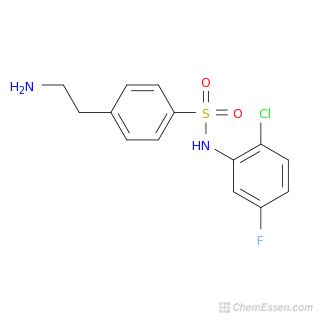 4 2 Aminoethyl N 2 Chloro 5 Fluorophenyl Benzene 1 Sulfonamide