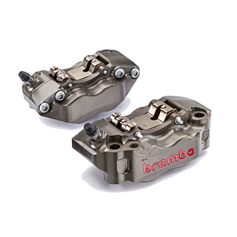 Brembo Caliper Set Hpk 2 Pin Cnc 2 Piece Hard Anodized Radial 100mm