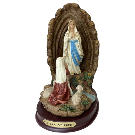 APARICION VIRGEN DE LOURDES 25 CM Artículos Religiosos Ultreya