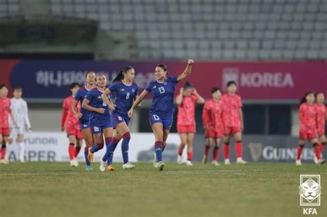 27초 골 신기록 여자축구 필리핀에 2 1 승벨호 2연승 최유리 1골 1도움 이천 현장리뷰 네이트 스포츠