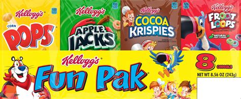 Kellogg S Cereals Assorted Fun Pak Main