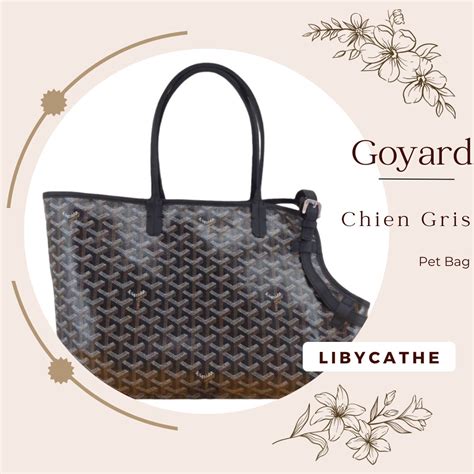 Goyard Chien Gris Pet Bag Luxury Bags Wallets On Carousell