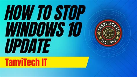 How To Stop Windows Update Youtube