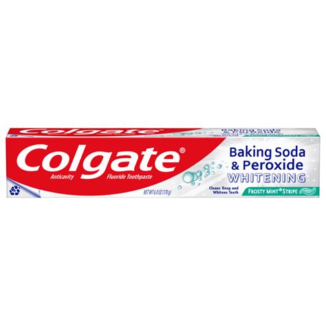 Save On Colgate Baking Soda And Peroxide Whitening Toothpaste Frosty Mint Stripe Gel Order Online