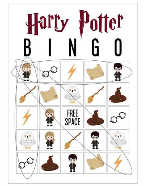 Harry Potter Bingo Printable Free Printable Templates