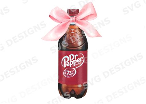 Coquette Dr Pepper Bottle Png Girlie PNG Coquette SVG Dr Pepper SVG