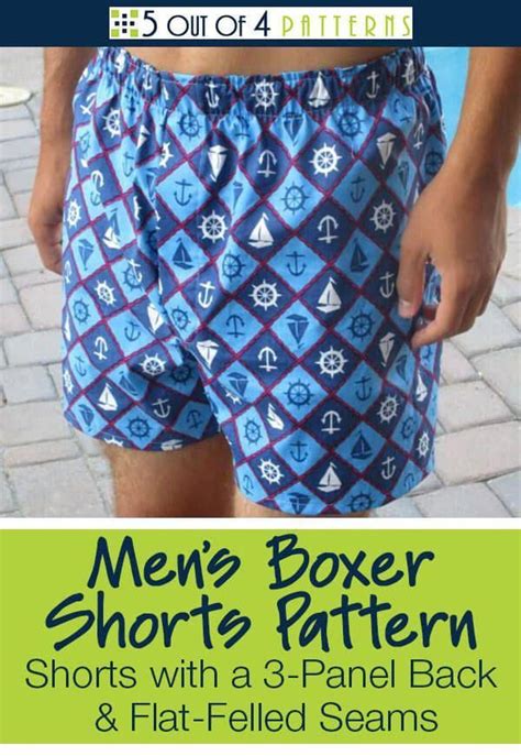 Free Sewing Pattern Mens Shorts