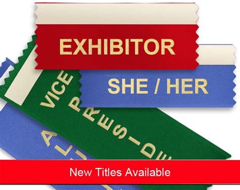 Badge Ribbons Your Text And Logo Personalized Ribbons