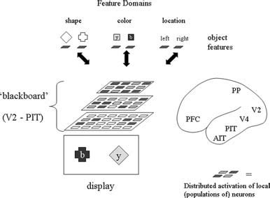 A Neural Blackboard Architecture Of Combinatorial Structure In Visual