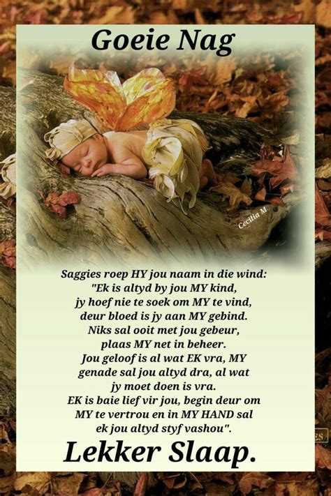 Evening Greetings Good Night Greetings Afrikaanse Quotes Goeie Nag