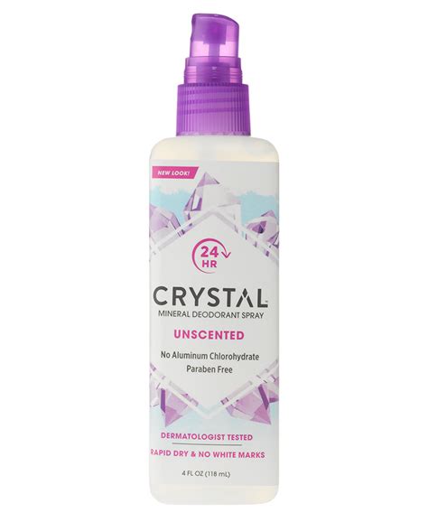 Crystal Deodorant | Unscented | Spray | Mineral Salt Deodorant | Deodorant Crystal | Salt ...