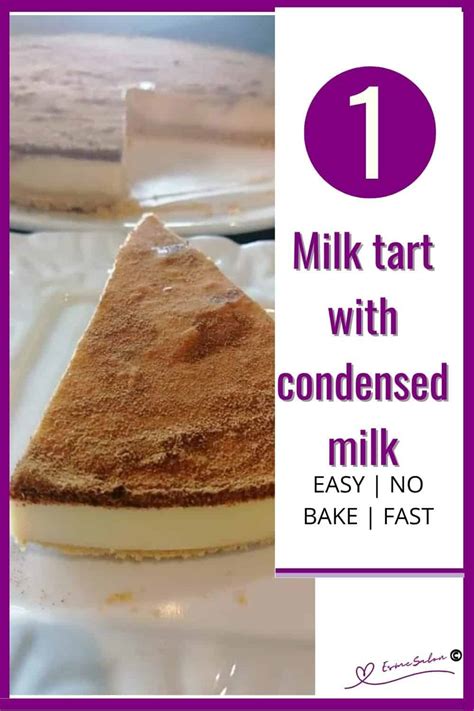 Easy and Quick No Bake Milk Tart