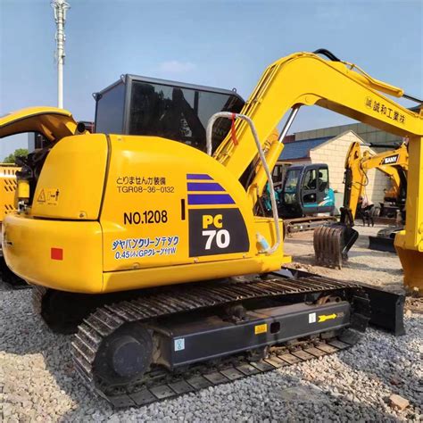 Used Komatsu Excavator PC70 8 Komatsu Digger Secondhand 7t Construction