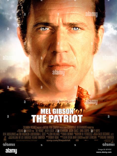 The Patriot Year: 2000 USA Mel Gibson affiche, poster Director: Roland ...