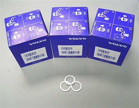 Amazon.com: Genuine Volvo 1275810 Oil Filter Inserts 3 Pack with ...