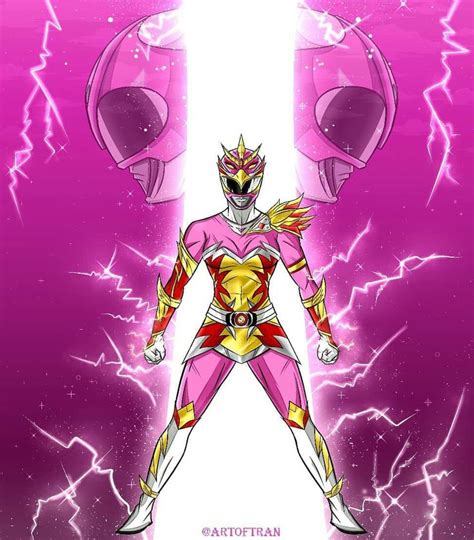 Power Rangers Shattered Grid Celestial Fenix Pink Ranger Artist