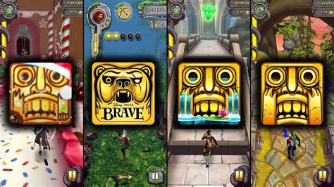 Temple Run Winter Toyland Vs Temple Run Brave Vs Temple Run