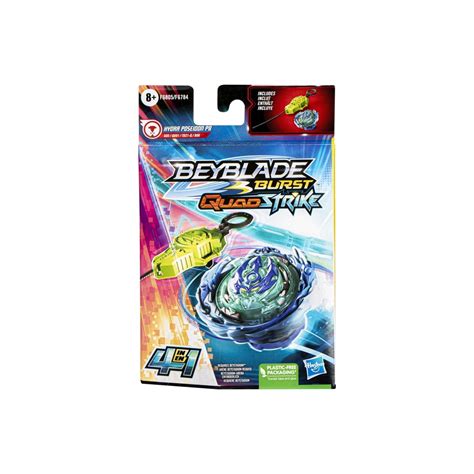 Hasbro Beyblade Burst Quadstrike Chain Hydra Poseidon K Starter Pack