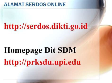 Sertifikasi Dosen Bagi Peserta Dys Gelombang Tahun Direktorat