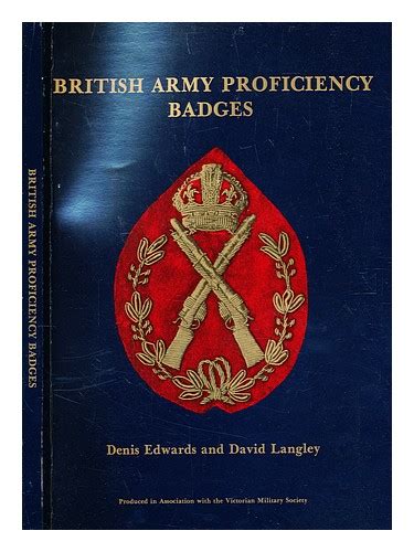 Edwards Denis British Army Proficiency Badges By Denis Edwards And