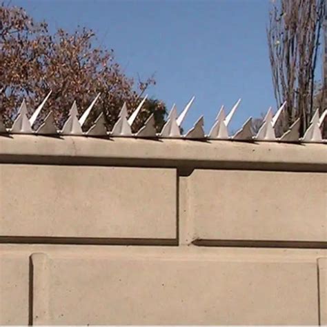 Galvanized Razor Security Anti Climb Wall Spike For Temporary Fencing