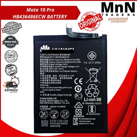 Huawei Mate Pro Battery Model Hb Ecw Original Quality And